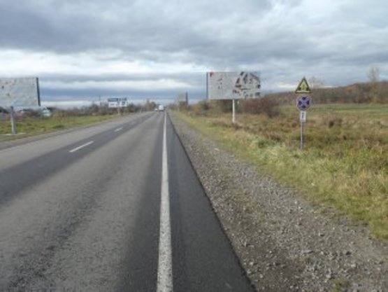 Фото рекламной плоскости по адресу Калуш с.Пійло №3 (траса Стрий-Івано-Франківськ)