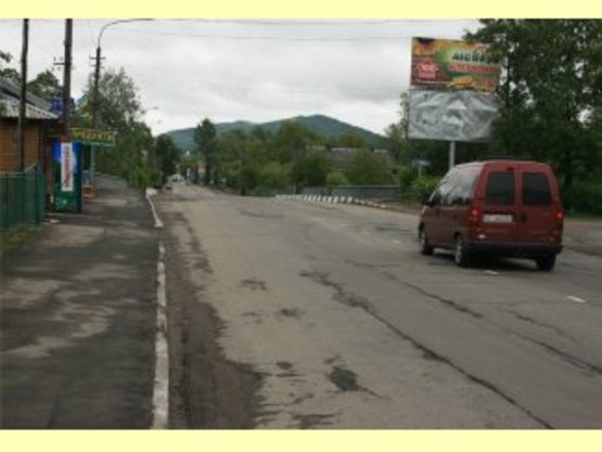 Фото рекламної площини за адресою Соборна міст р. Стримба нижній ст.А