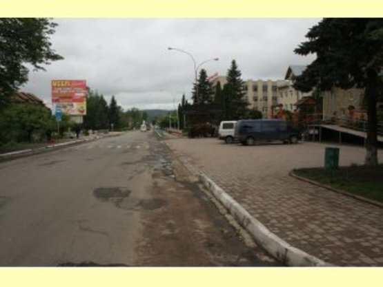 Фото рекламной плоскости по адресу Соборна   (Надвірнянський лісокомбінат) (нижній) ст.Б