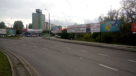 Фото рекламной плоскости по адресу Кільце Хмельницького-Липинського  лівий (біля ТЦ ЕПІЦЕНТР)