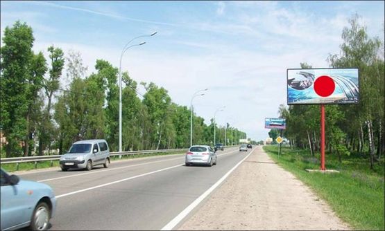 Фото рекламної площини за адресою Р-02, 20+600 право   (вышечный борд)