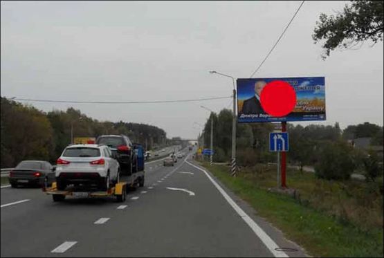 Фото рекламної площини за адресою М-06, 35+600 право      (вышечный борд)