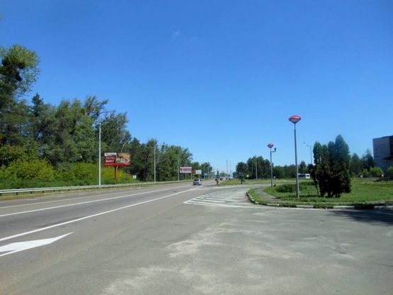 Фото рекламної площини за адресою Траса "Київ-Іванків-Овруч", Р-02 км 19+ 700 ліво,  м. Вишгород- вул. Вишгородська, КПП, разв'язка на Вишгород