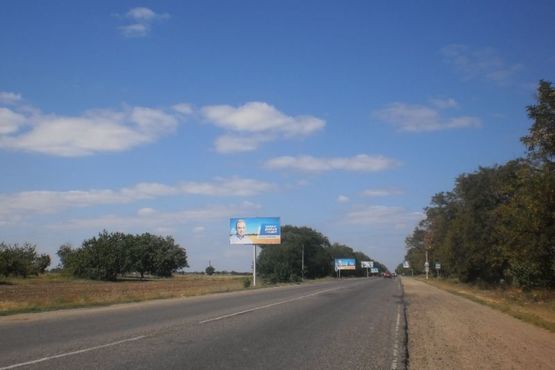 Фото рекламной плоскости по адресу Одесса-Кучурганы, 13+160 Б (справа)