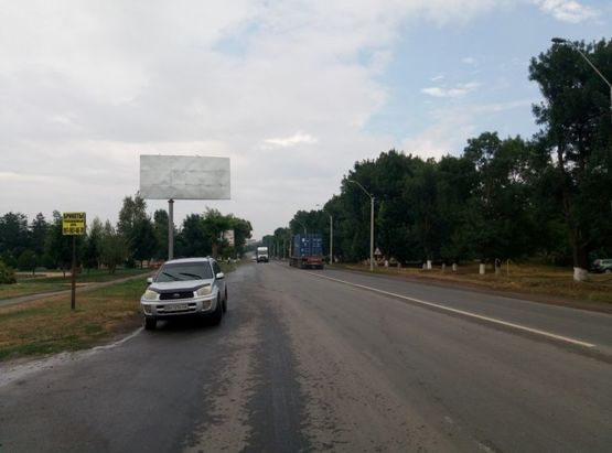 Фото рекламной плоскости по адресу Одесса-Южный(Фонтанка) 20+00Б (в стор Южного)