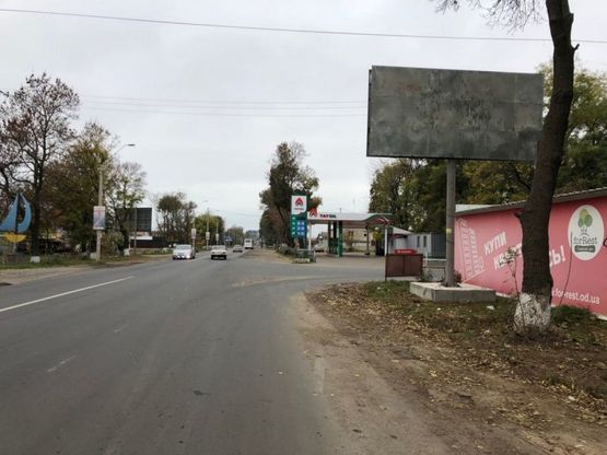 Фото рекламной плоскости по адресу Одесса-Южный (Фонтанка) 19+500 А в стор. Одессы