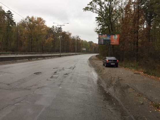 Фото рекламной плоскости по адресу Новая Кольцевая дорога, в сторону Гостомеля, Пуще Водице