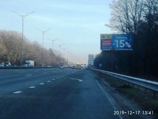 Фото рекламной плоскости по адресу Бориспольская трасса, в сторону аэропорта "Борисполь", за АЗС "АNP"