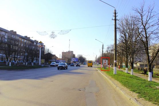 Фото рекламной плоскости по адресу вул. Київський Шлях, 57