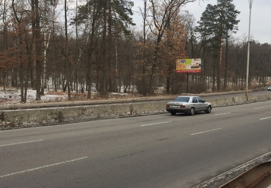 Фото рекламной плоскости по адресу Новая Кольцевая дорога, в сторону просп. Минский и площадь Тараса Шевченко