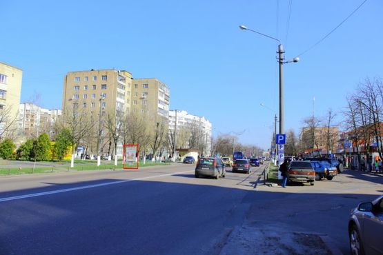 Фото рекламной плоскости по адресу вул. Київський Шлях, 43 навпроти магазину "Норд"