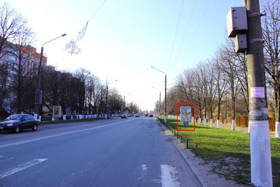 Фото рекламной плоскости по адресу вул. Київський Шлях, 1/27