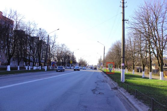 Фото рекламной плоскости по адресу вул. Київський Шлях, 26, поблизу від магазину "Дари Ланів"