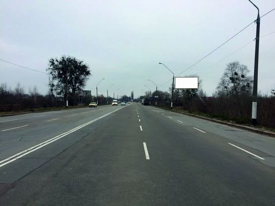 Фото рекламной плоскости по адресу ул.Киевское шоссе 44-В (поворот на Аэропорт)