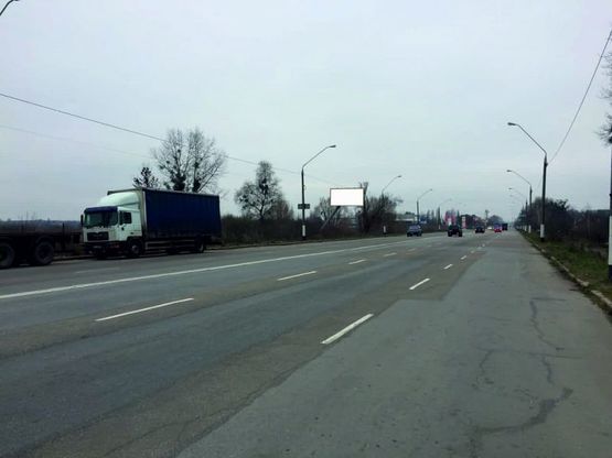 Фото рекламной плоскости по адресу ул.Киевское шоссе 44-В (поворот на Аэропорт)