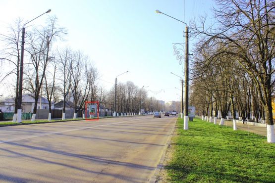 Фото рекламної площини за адресою вул. Київський Шлях, 40, навпроти центрального парку