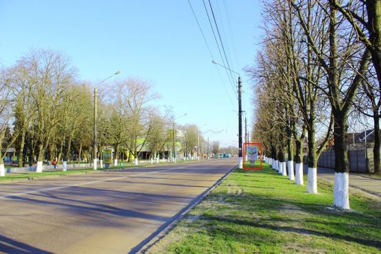 Фото рекламной плоскости по адресу вул. Київський Шлях, 48, навпроти центрального парку
