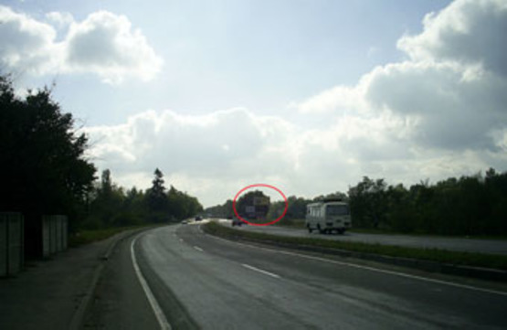 Фото рекламной плоскости по адресу Київська траса (в'їзд Вінниця)