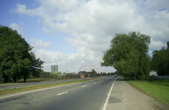 Фото рекламної площини за адресою Київська траса (виїзд Вінниця)