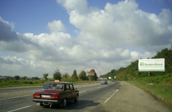 Фото рекламної площини за адресою Немирівське шосе (в'їзд Вінниця)