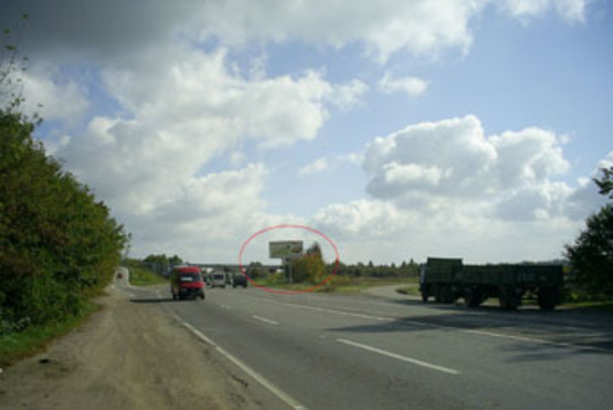 Фото рекламної площини за адресою Немирівське шосе (виїзд Вінниця)