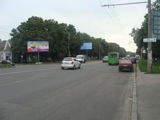 Фото рекламної площини за адресою Європейська вул. (Фрунзе),51 - Миколи Дмітрієва вул. (Володарського)