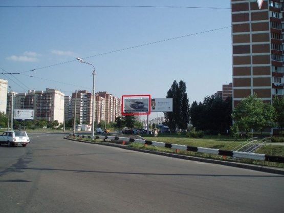 Фото рекламної площини за адресою Маяковского проспект, 38/10 (ост.Сабурова)