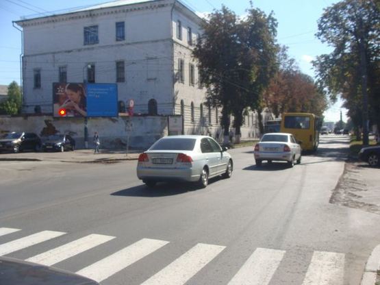 Фото рекламной плоскости по адресу Соборності вул. (Жовтнева) (огорожа Технічного Університету)