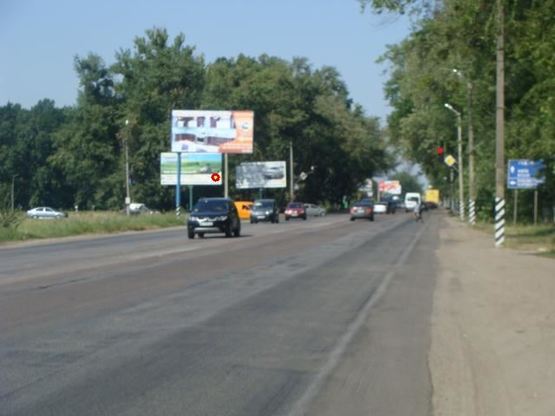 Фото рекламной плоскости по адресу К.Шосе вул. - Серьогіна вул. (на Харків)