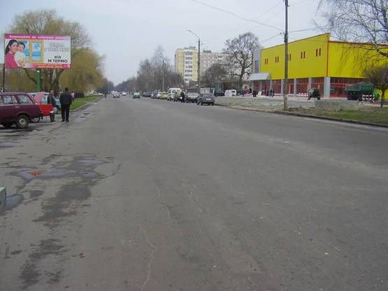 Фото рекламной плоскости по адресу ул.Гоголя, непарная сторона, район маг. «Берест»