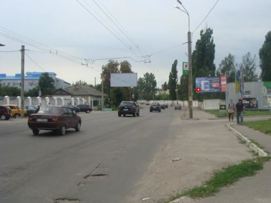 Фото рекламной плоскости по адресу Сінна вул. - О.Гончара вул. (Енгельса)перехр.