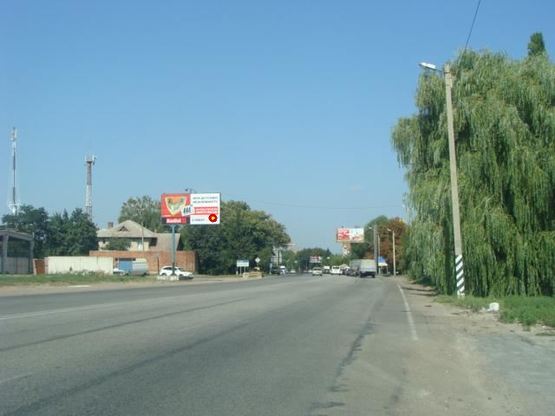 Фото рекламной плоскости по адресу Х.Шосе вул.- Ветеринарна вул.