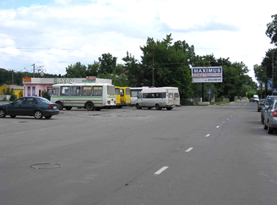 Фото рекламной плоскости по адресу район вокзала, ул. Центральная (Автовокзал, остановка маршрутов 3, 7, 19,6)