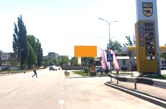 Фото рекламной плоскости по адресу ул. Соборная направление Буча-Ирпень , возле заправки КЛО