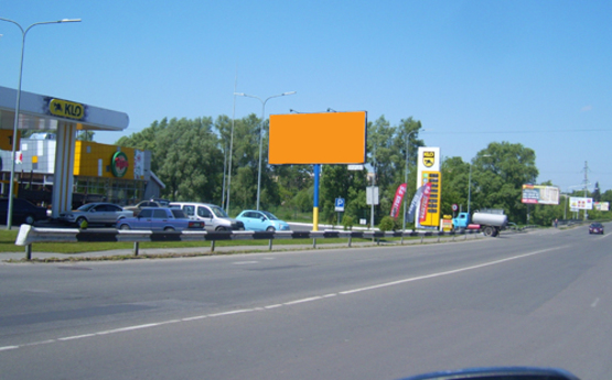 Фото рекламной плоскости по адресу ул. Соборная направление Ирпень-Буча, возле заправки КЛО