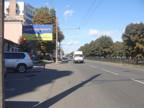 Фото рекламной плоскости по адресу Соборності вул. (Жовтнева),55