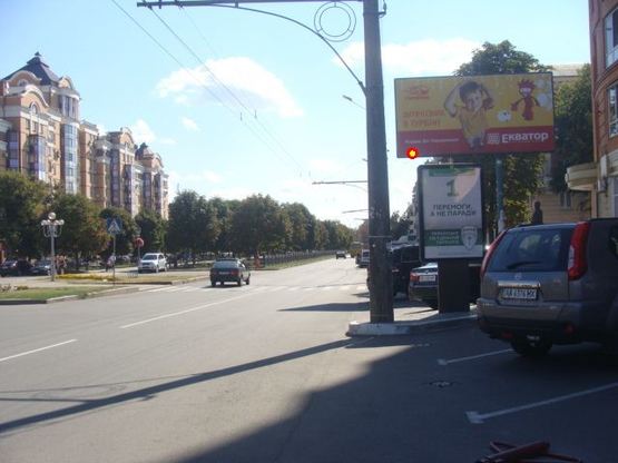 Фото рекламной плоскости по адресу Соборності вул.(Жовтнева) - Ватутіна вул.