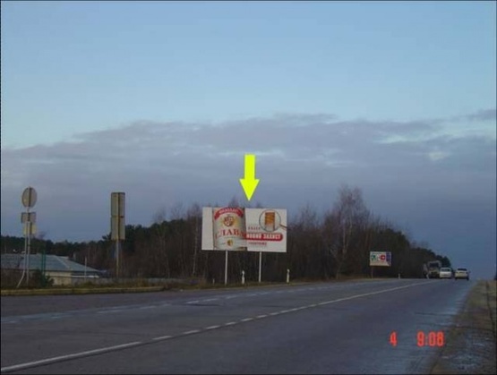 Фото рекламної площини за адресою ст.Б Траса Львів – Краковець М-10  Новояворівськ (поблизу АЗС  ОККО)