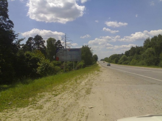 Фото рекламной плоскости по адресу ст.Б Траса Львів – Краковець М-10 Новояворівськ (між АЗС OKKO  та АЗС WOG )