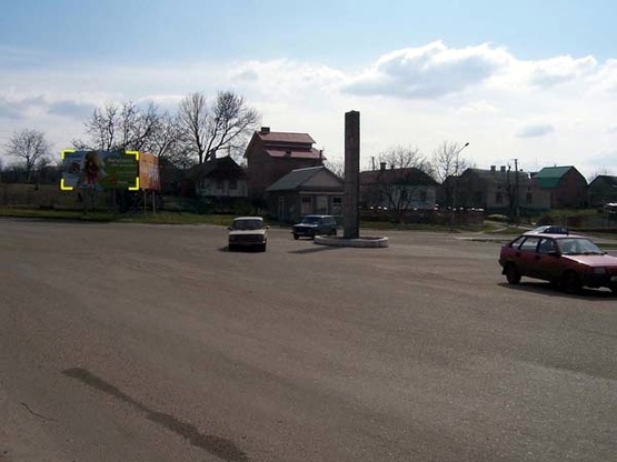 Фото рекламної площини за адресою м. Сокаль вул. Шептицького (центральний виїзд на м. Львів м. Червоноград)