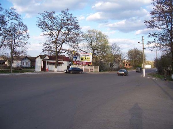 Фото рекламної площини за адресою м. Сокаль вул. Шептицького (центральний вїзд з м. Львів м. Червоноград)