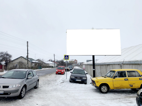 Фото рекламной плоскости по адресу ул. Шептыцкого, самое большое международное произв. предприятие города "Мода Украины", базы, склады