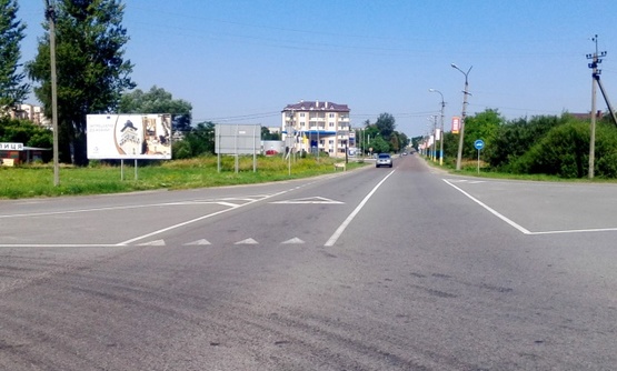 Фото рекламної площини за адресою вул. Львівська, вїзд у м.Жовква з м.Львів