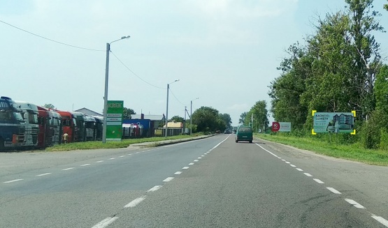 Фото рекламної площини за адресою на границу с Польшей, (г.Рава- Русская), на г.Червоноград, г.Сокаль, г.Жовква, трасса Львов- Рава-Русская (М-09) +АЗС WOG