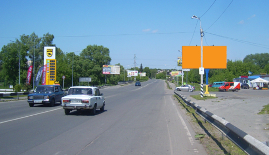 Фото рекламной плоскости по адресу ул. Г.Сковороды (выезд из Ирпеня в сторону Житомирской трассы)
