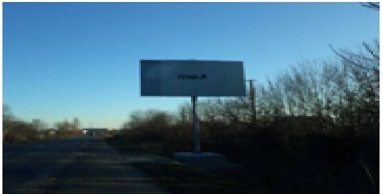 Фото рекламної площини за адресою м.Червоноград, вул.Львівська (дорога  на Львів, виїзд з міста)