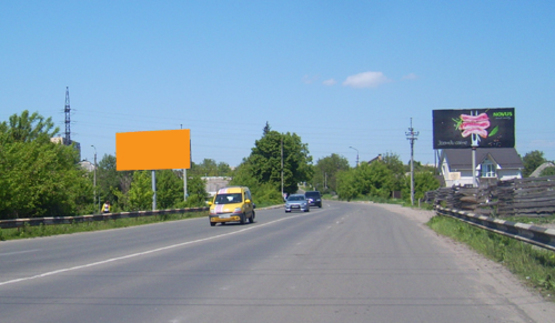 Фото рекламной плоскости по адресу ул. Соборная направление Ирпень-Буча