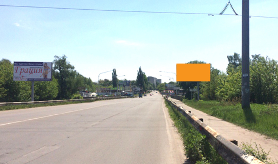 Фото рекламной плоскости по адресу ул. Соборная направление Буча-Ирпень