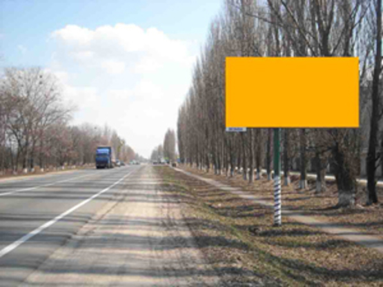 Фото рекламной плоскости по адресу Трасса Киев-Ковель (слева) км 37+600, направление на Киев