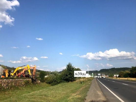 Фото рекламной плоскости по адресу Траса Київ-Чоп